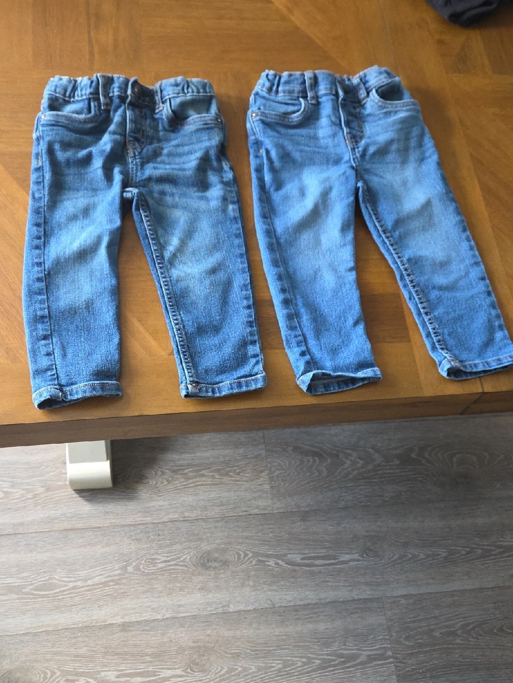 OshKosh B'gosh Light Blue Toddler Denim Jeans - Bundle Of 2